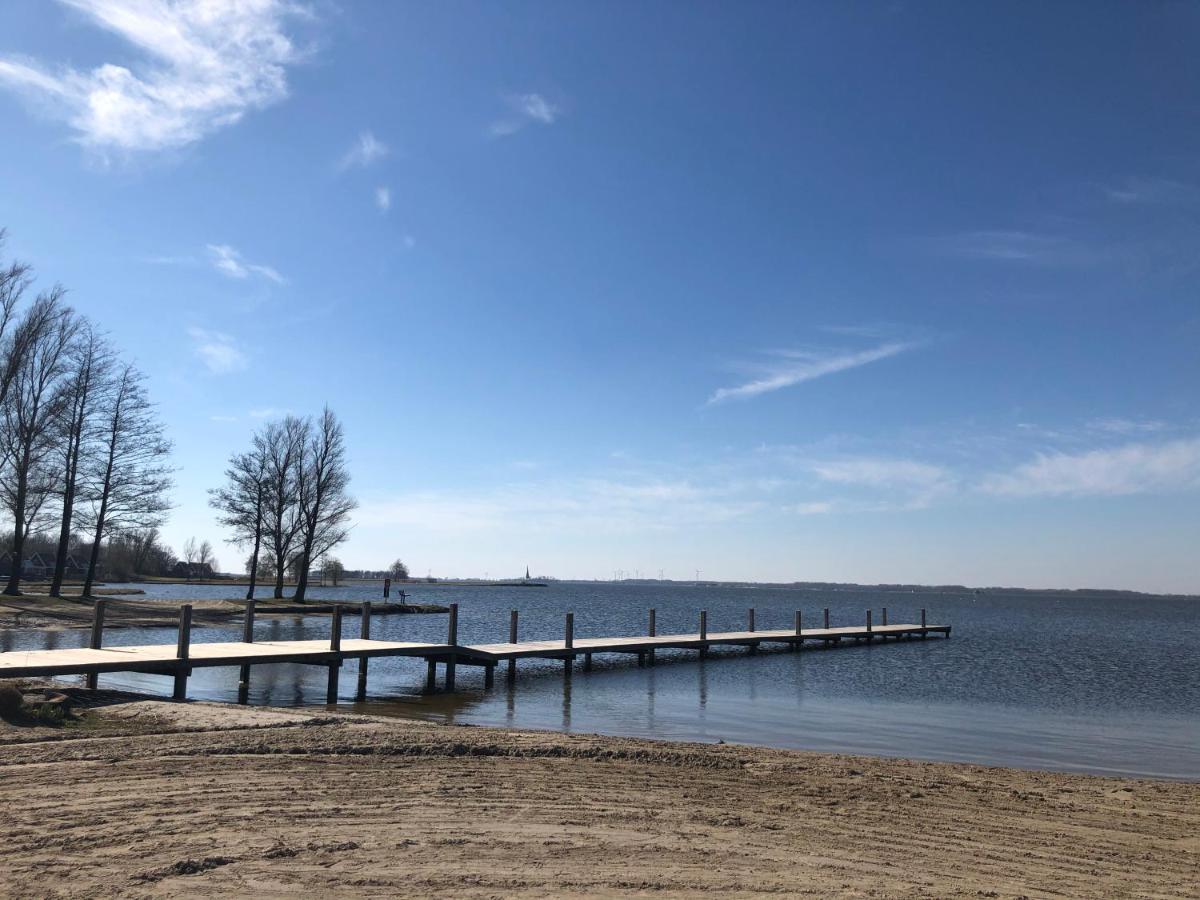 Cube Exclusive Plus mit Meerblick am Strand im EuroParcs Bad Hoophuizen Hulshorst Exterior foto